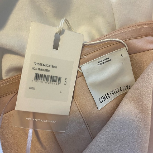 C/MEO Collective strapless champagne dress L - Picture 3 of 6